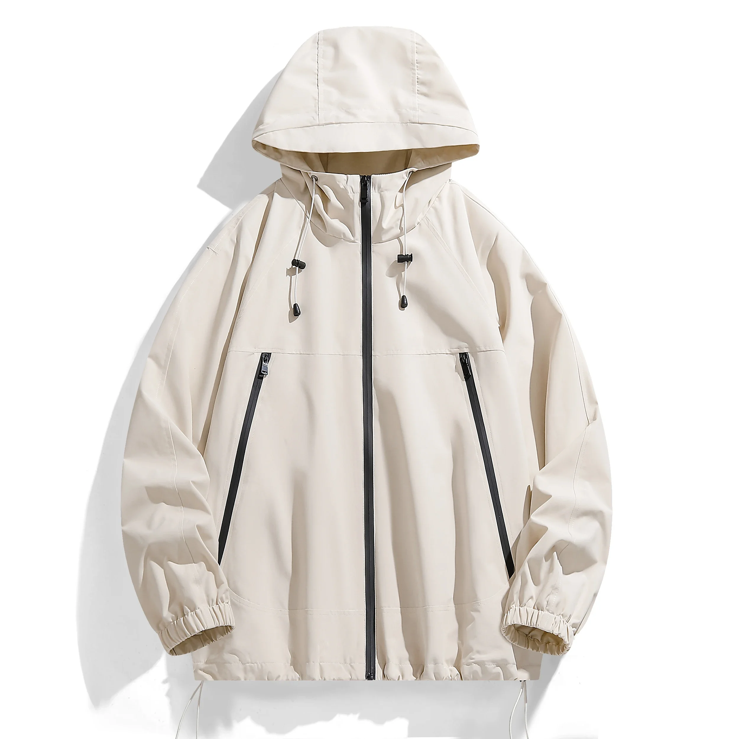 

Уличная куртка с капюшоном, дышащая, удобная, однотонная, ветрозащитная, Roupas Masculinas, водонепроницаемая, мужская одежда высшего качества