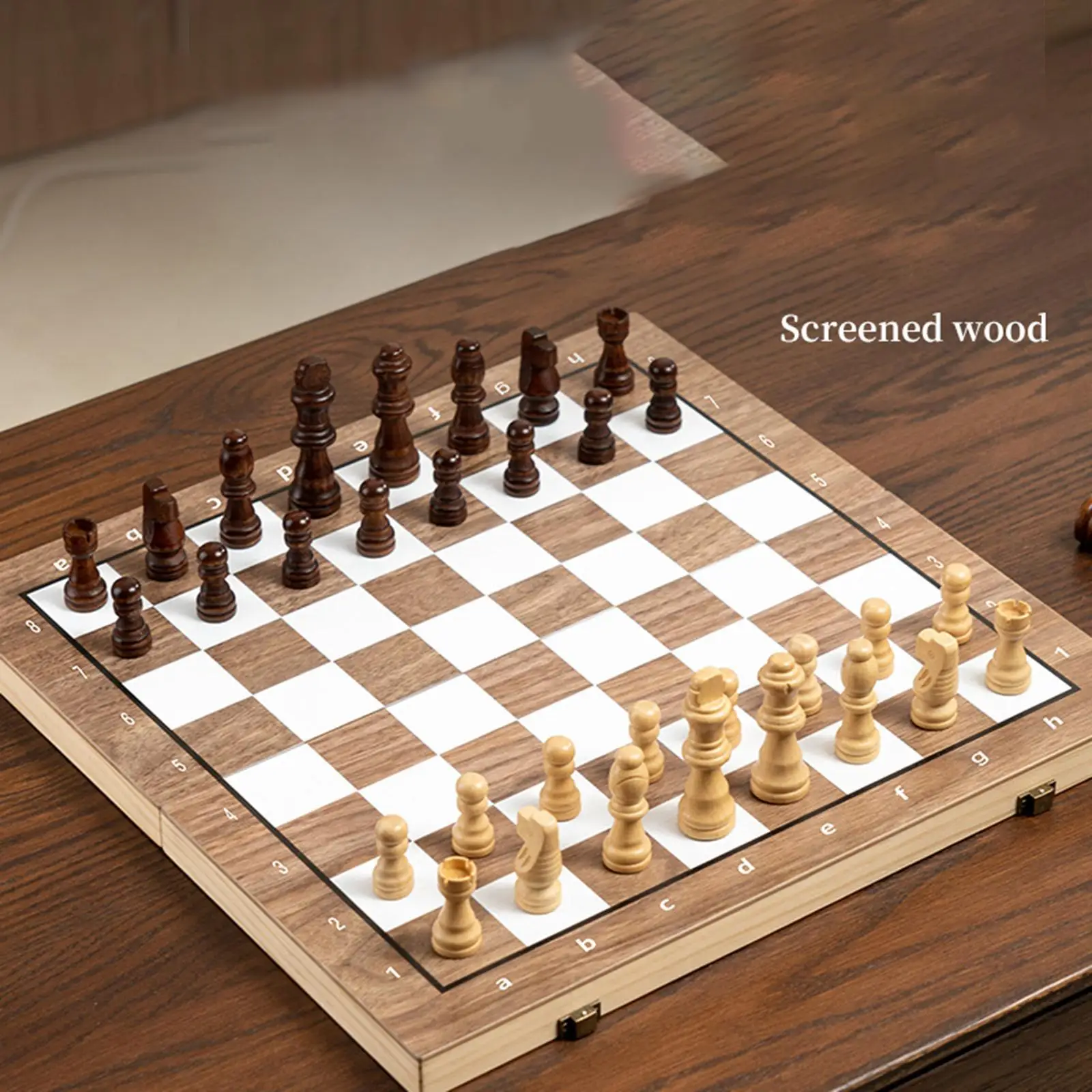 

Chess Set Classic Foldable Chess Board Wooden for Boys Girls Adults Students
