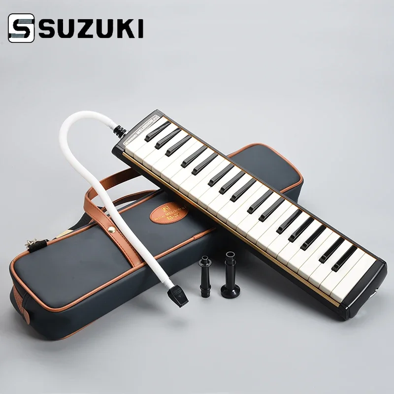 SUZUKI M-37C Keyboard Harmonica Melodion Melody On Alto 37 Key Professional Melodica/ pianica With Handbag Gift of choice