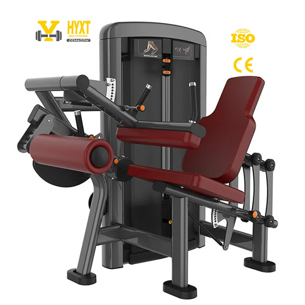 

Commercial Seated Leg Curl Machine Heavy Duty Steel 275kg Net Weight 80kg Weight Stack For Strength Training Athletic