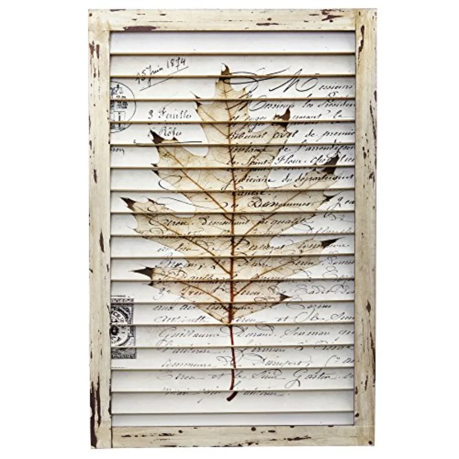 

Maple Leaf Window Shutter Wall Décor