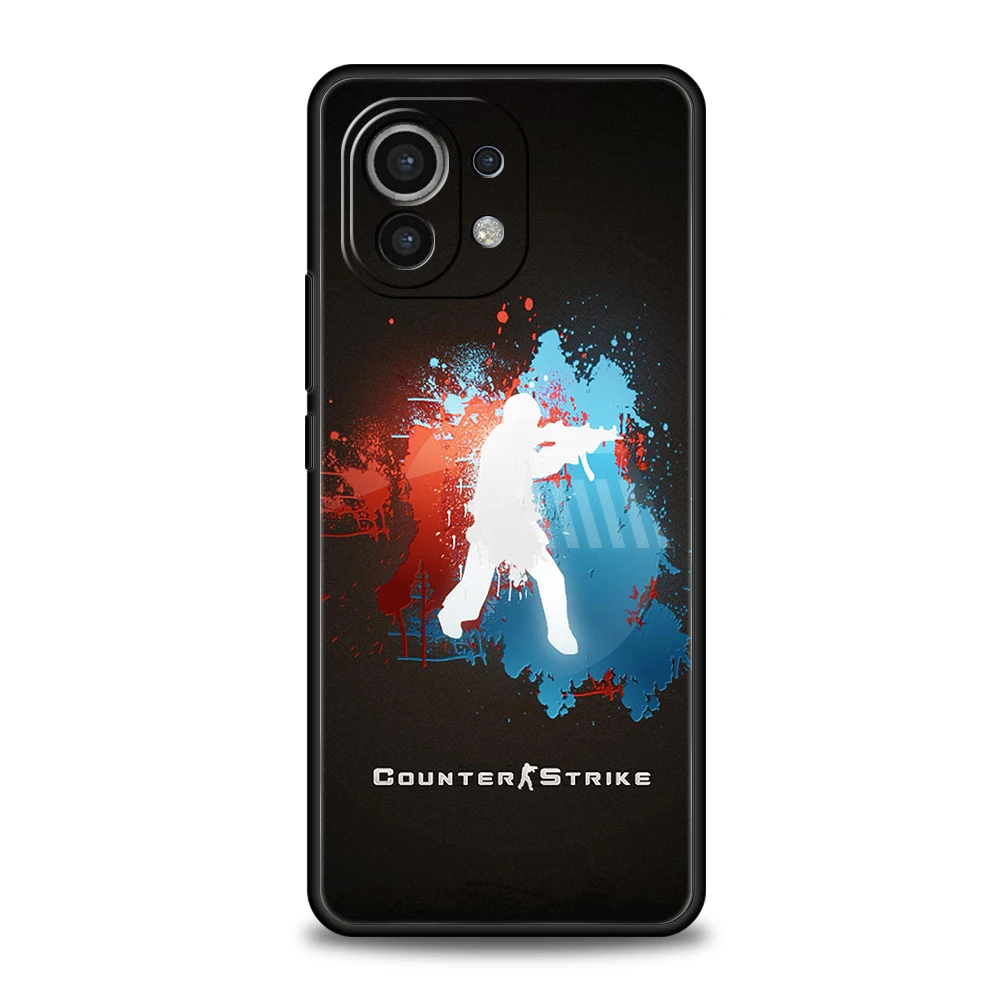 Cs Go Logo قضية الهاتف ل شاومي Mi X3 X4 NFC F3 M3 M4 GT نوت 9T 10T 10 11 الترا 12 12T 13 برو لايت 5G سيليكون شل Fundas