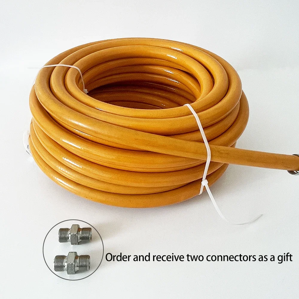 3/8 "เครื่องสเปรย์ Universal Putty Pipe ท่อสีป้องกันการระเบิดสวมใส่แรงดันสูง Airless Steel Wire Spray Pipe