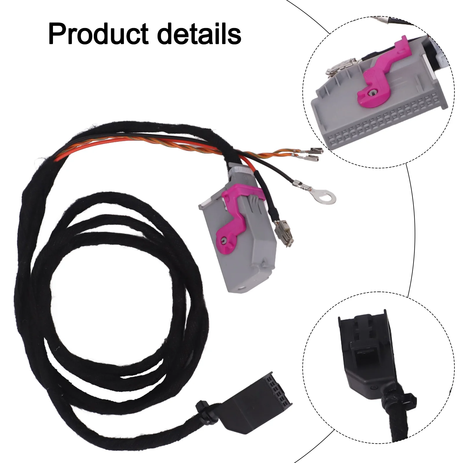 Audio Interface Cable Black AMI Multimedia Interface Practical And Reliable Wear-resistant Material For Navi Host