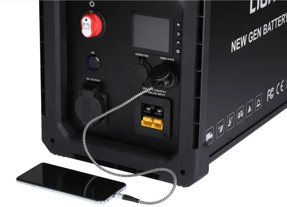 LICITTI NUOVA GEN Batteria Box Ip21 12v 220v Sinusoidale Puro 2000W Generatore di Energia Ricaricabile Con Inverter Solare