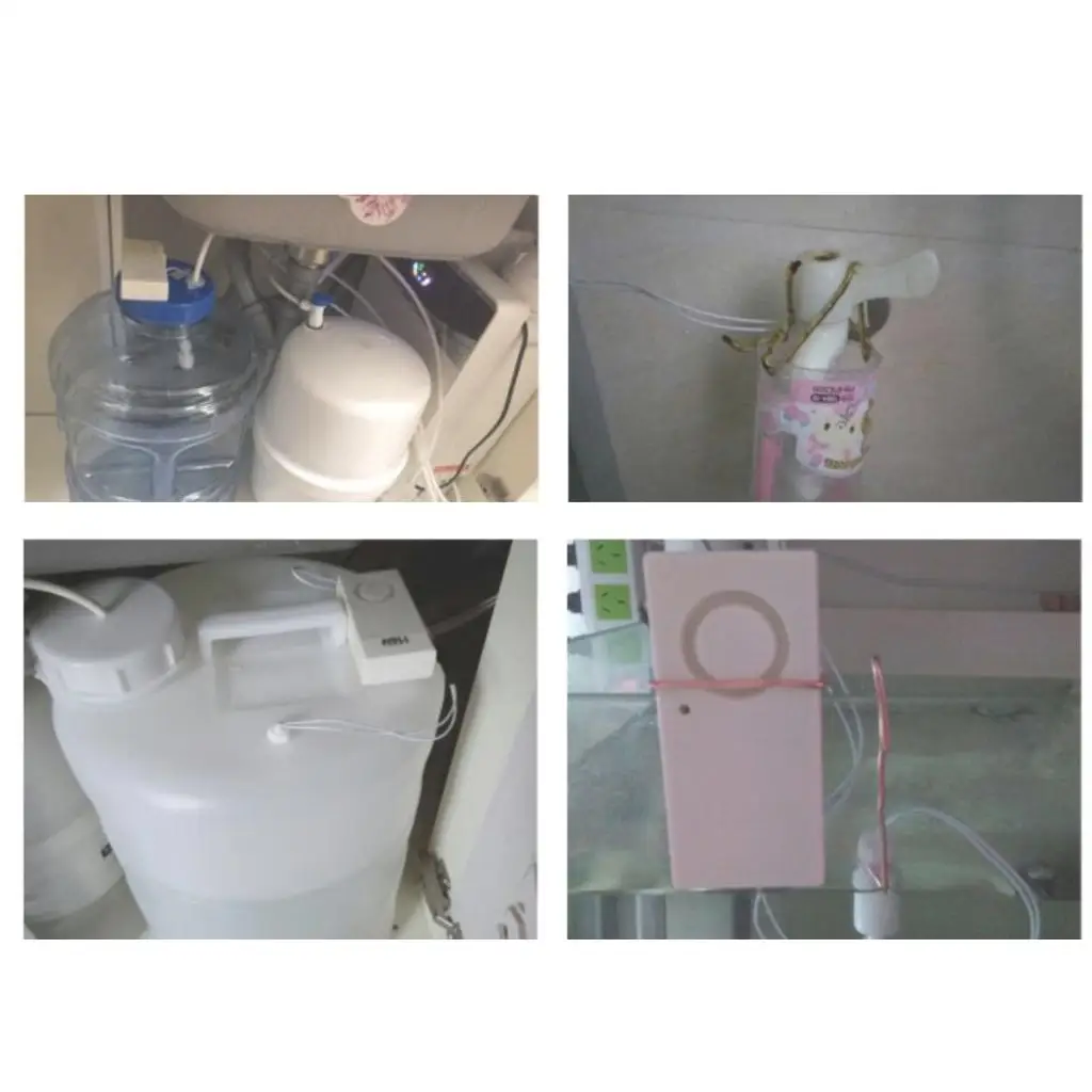 Sensor de fugas de agua para el hogar, Detector de desbordamiento de líquido, flujo de agua, 120db, mantener seco y limpio, cocina, baño, inodoro