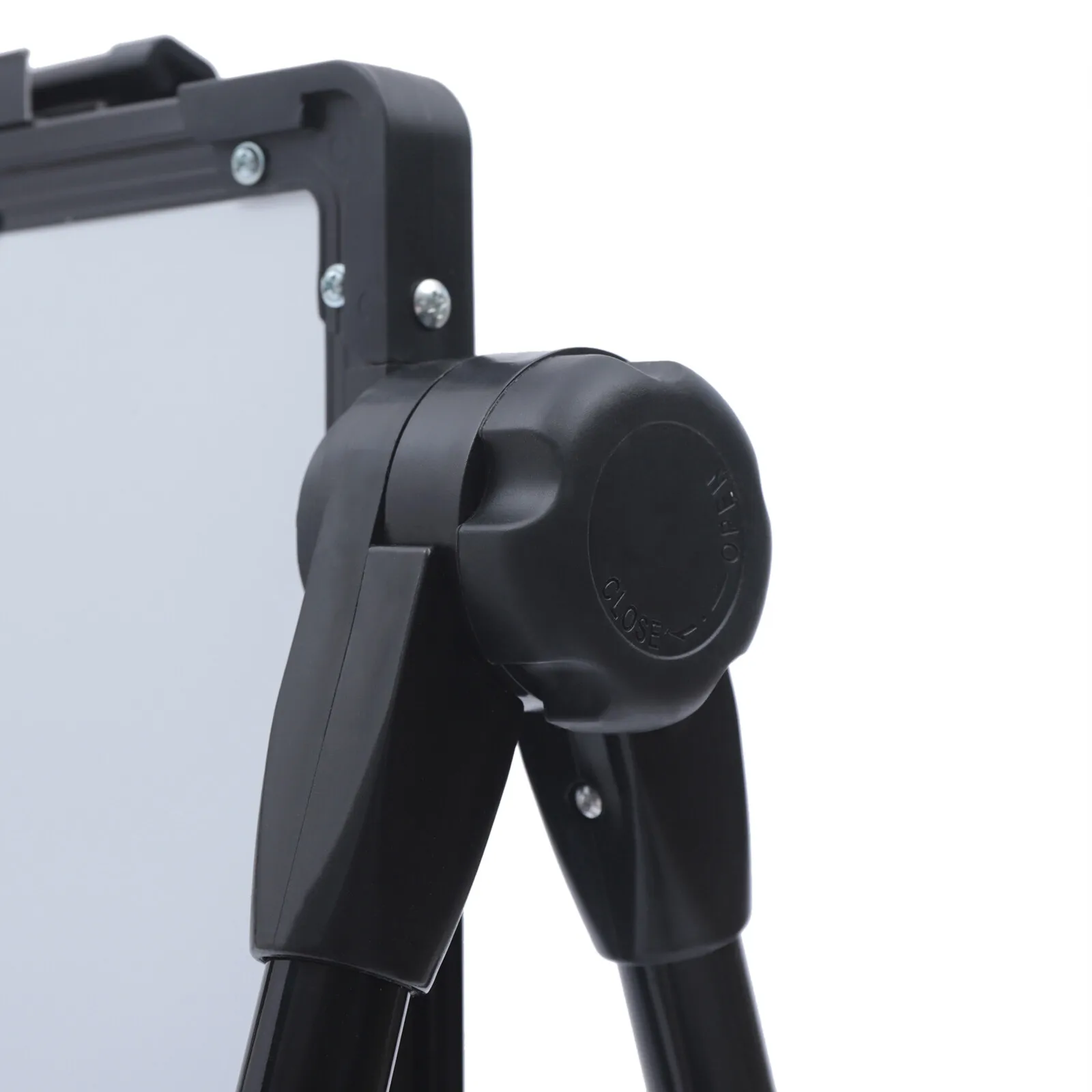 لوح مسح جاف مغناطيسي مزدوج الجوانب - سبورة بيضاء قابلة للطي مقاس 24 × 35 بوصة (2 × 3 قدم) مع صينية ماركر