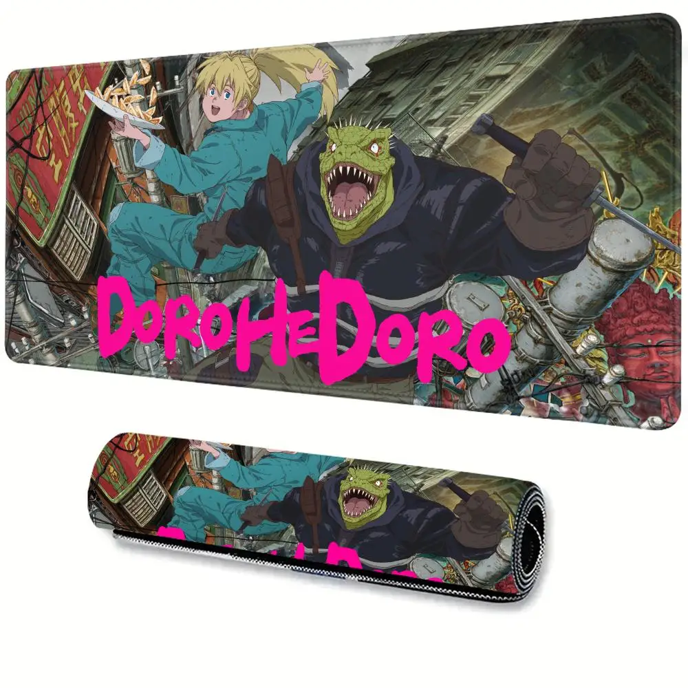 Anime D-DorohedoroS Mouse Pad Non-slip Rubber Gamer Balance Computer Mat Decoracion Deskmat Laptop Office Large