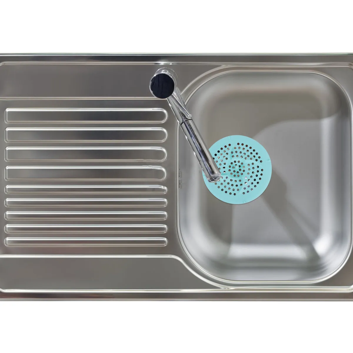 

2Pcs Silicone Sink Plug Drain Cover Strainer for Kitchen Bathroom Utility Sink Garbage Disposal Odor Blocking Suction Seal