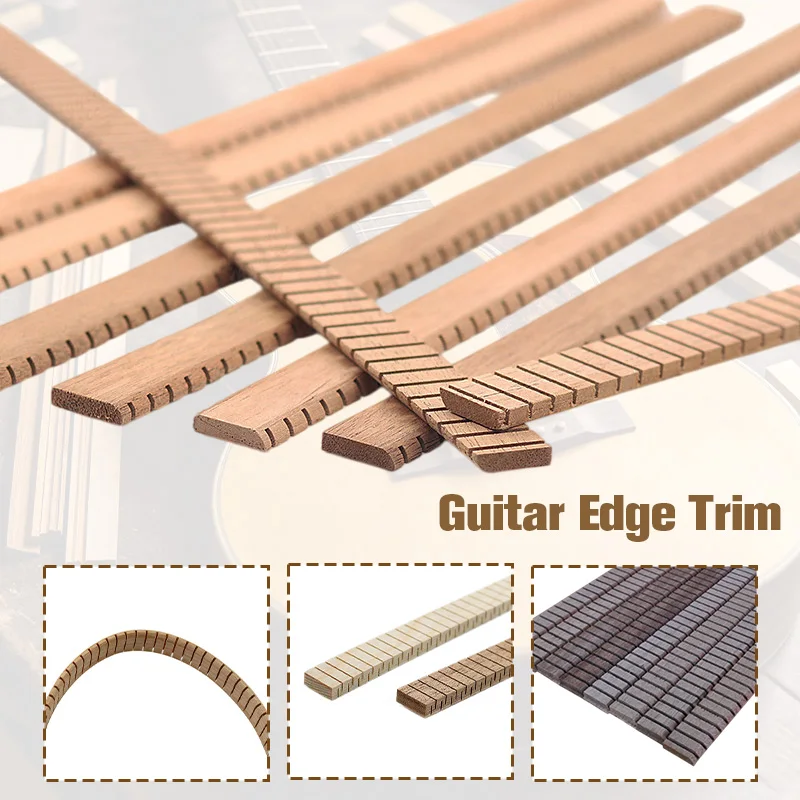 

8Pcs Guitar Linings Set Double Sided Slotted Binding Strips Inside Edge Trim for Acoustic Guitar Diy Luthier Repair Project