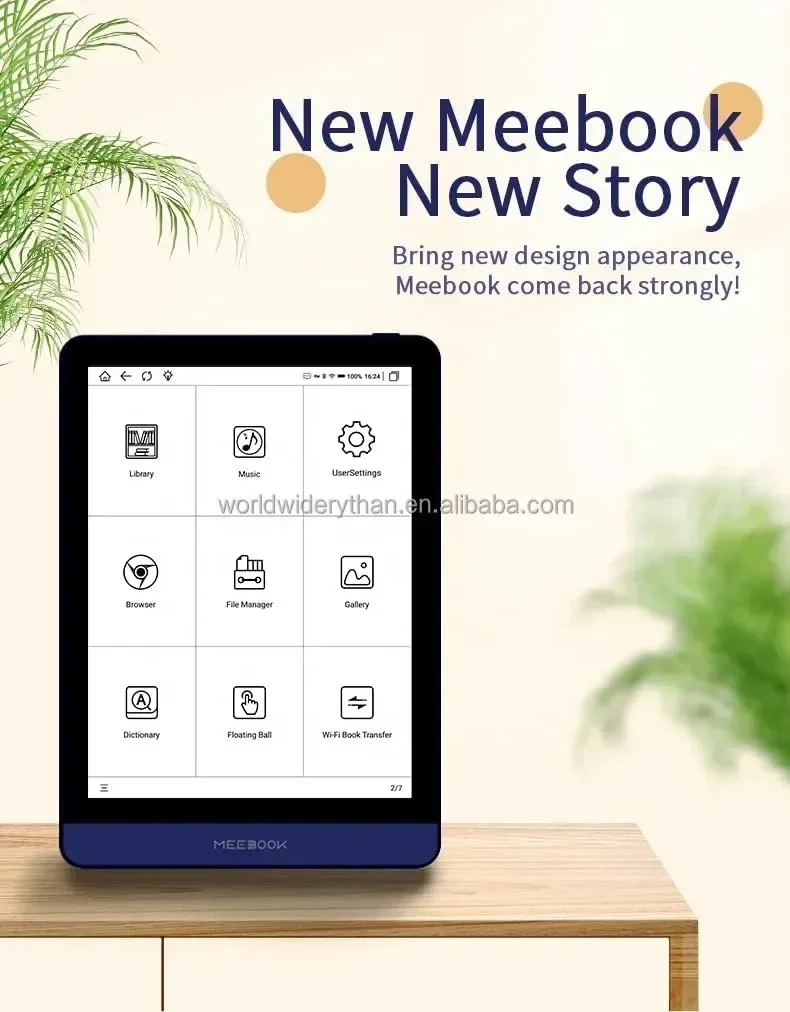 2026 Оптовая продажа 6-дюймовых электронных книг OEM Android11 считыватель 300PP |    Wi-Fi 3G + 32 ГБ, экран с черными и белыми чернилами, образовательная эректор-букс для детей