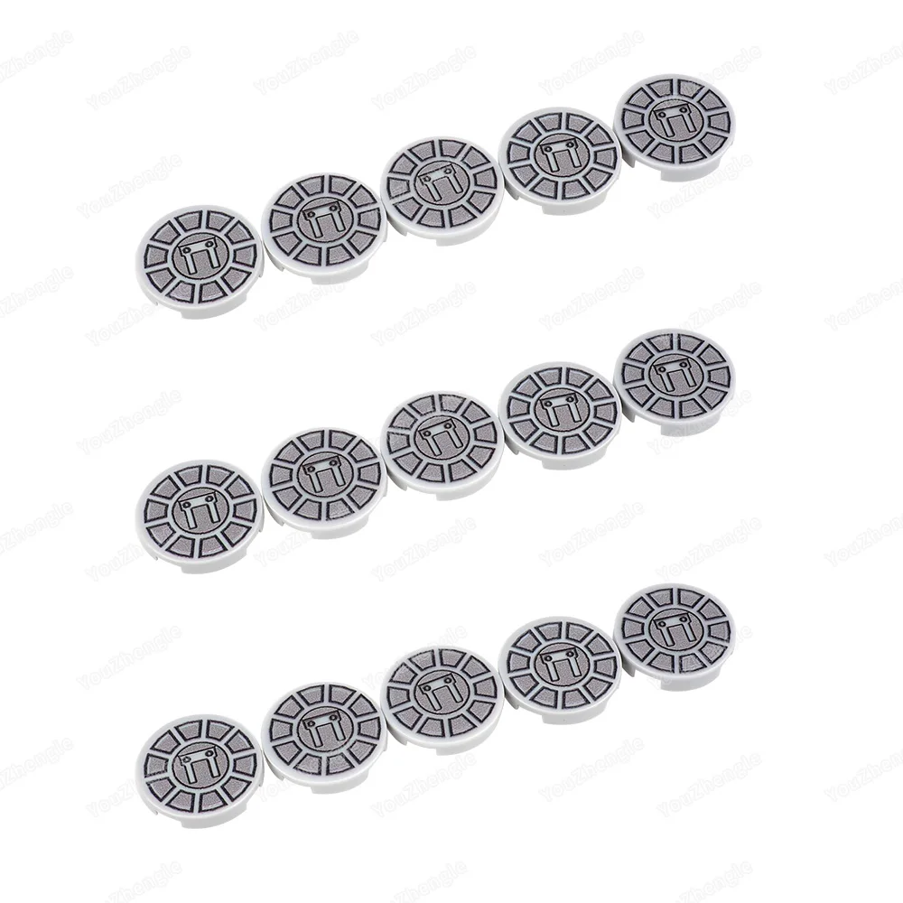 14769 Printed Radial Machinery Pattern Building Block 2x2 Parts Tiles MOC figures Machine Equipment Scene Model Boy Gift DIY Toy