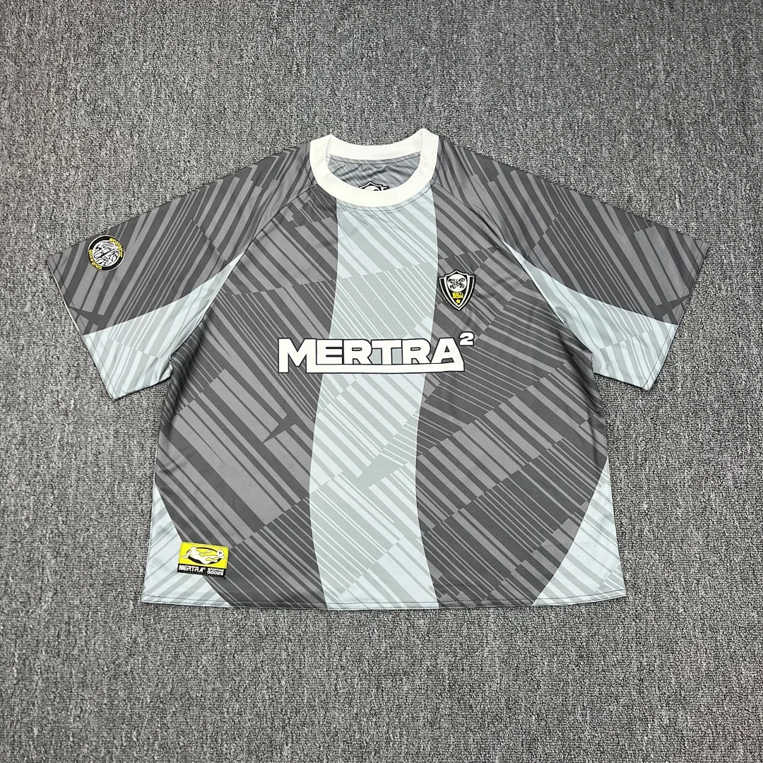 High Quality Mertra No.22 Women Men Double-Layer Mesh Sports Women men Tops T shirts tees Oversized Men Cotton T shirt