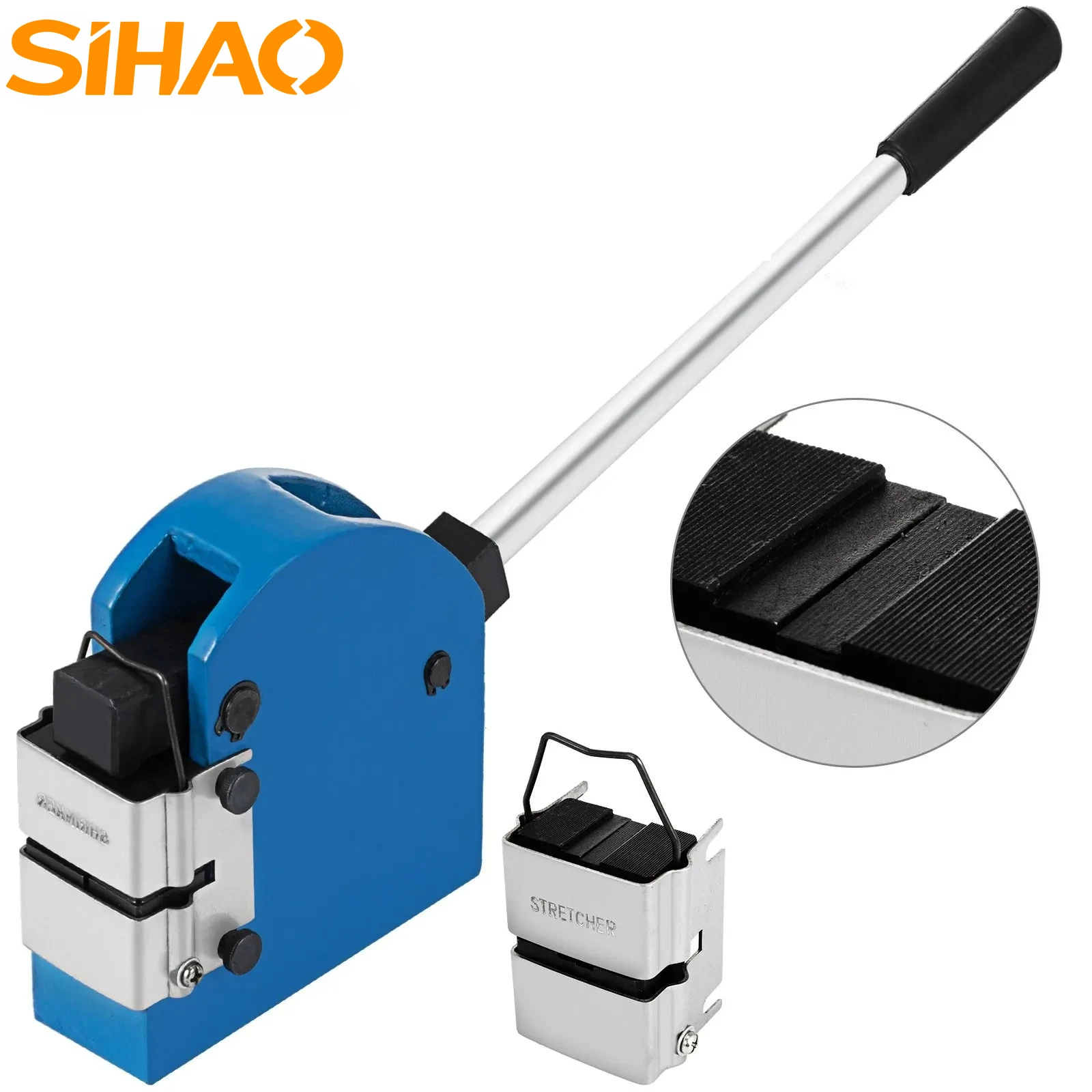 Set termoretraibile e barella in metallo SIHAO 18Ga con 2 ganasce in acciaio + 1 alloggiamento - Funziona su acciaio dolce e strumento per piegare lamiere di alluminio 16Ga