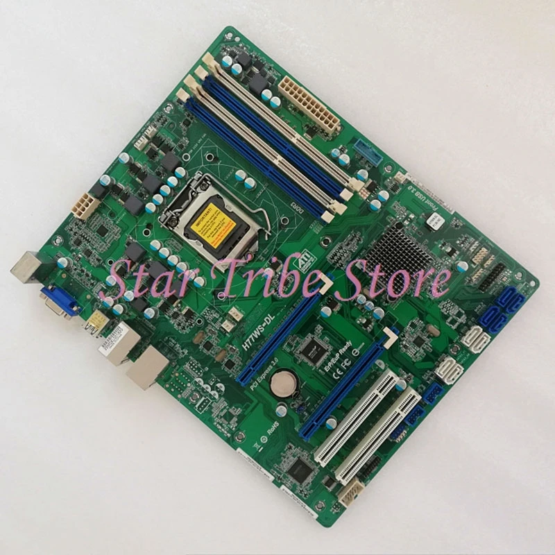 

Материнская плата для сервера LGA1155 с поддержкой процессоров I5, I7, E3-1230, SATA3.0, USB3.0, H77WS-DL
