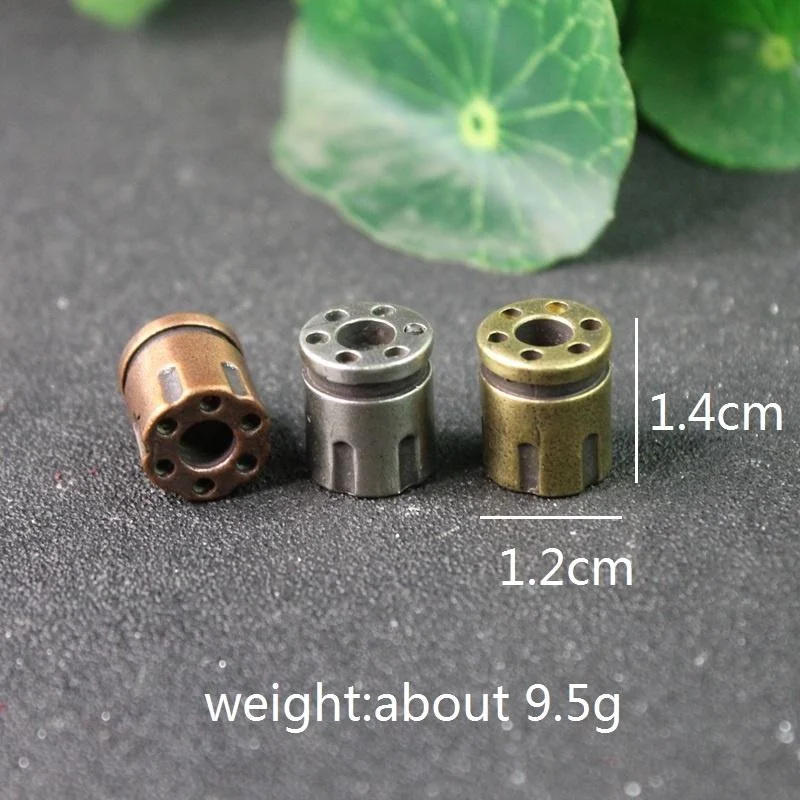 مسدس ماغنوم رصاصة مجلة شكل لتقوم بها بنفسك النحاس سكين الخرز Paracord مظلة حبل سوار في الهواء الطلق EDC حبة الحبل اكسسوارات