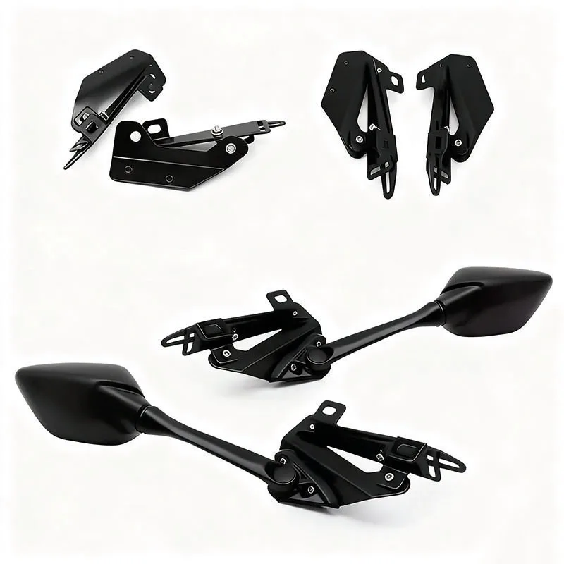 Motorcycle Rear View Mirror Forward Relocation Bracket Windshield Lift Riser Mount Holder For NMAX155