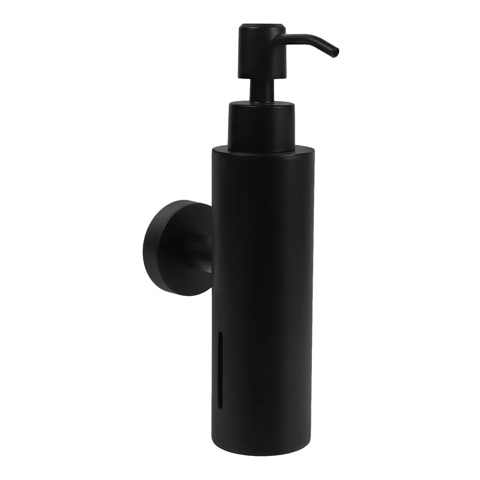 

Wall Mounted Manual Stainless Steel Soap Dispenser Refillable Heavy Duty Leak Proof Bathroom Kitchen Shower Shampoo Lotion