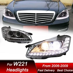 Car Headlights For Mercedes-Benz S class W221 2006-2009 new style full LED Auto Headlamp Assembly Projector Lens Accessories Kit