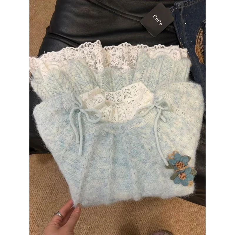 الكورية Sle كسول عقدة سترة المرأة لينة مريحة ملابس داخلية الخريف الشتاء جديد وصول Ele لطيف محبوك