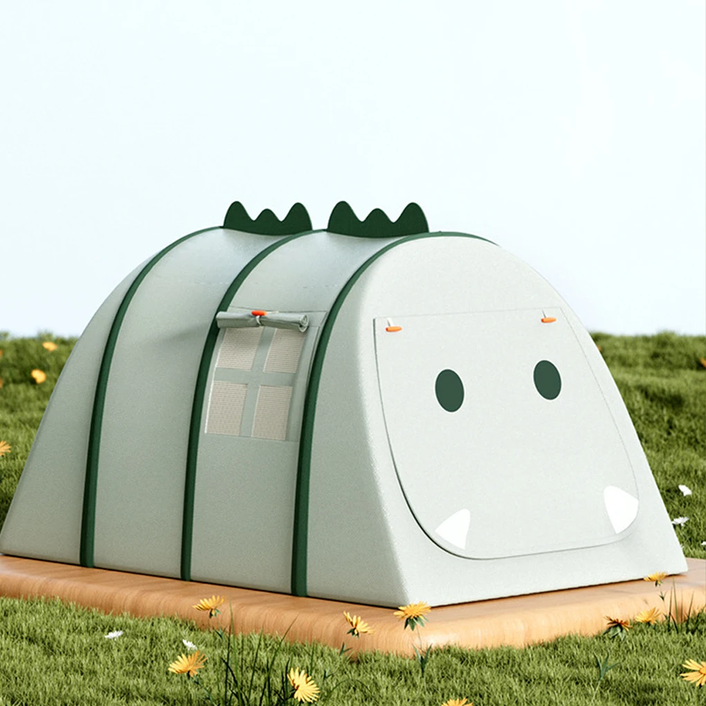 في الهواء الطلق لعبة محمولة مسرح الأطفال خيمة صغيرة مقاومة للبعوض افتتاح سريع لعوب ليتل ديناصور الكرة بركة الخيام