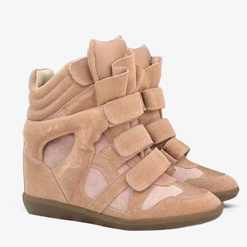 أحذية رياضية مسطحة للسيدات من جلد الغزال للخريف والشتاء من الجلد الطبيعي برباط علوي كاجوال عصرية ومتعددة الاستخدامات مقاس كبير #2