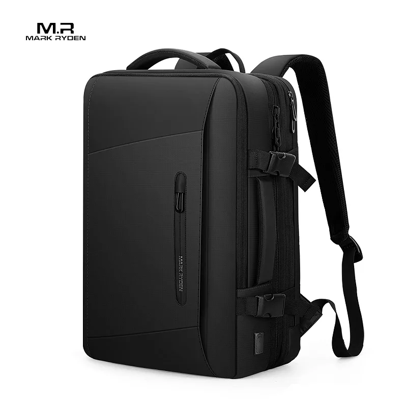 Mark Ryden 17 inch Laptop Backpack Male Bag USB Recharging Multi-layer Space Travel Male Bag Anti-thief Mochila