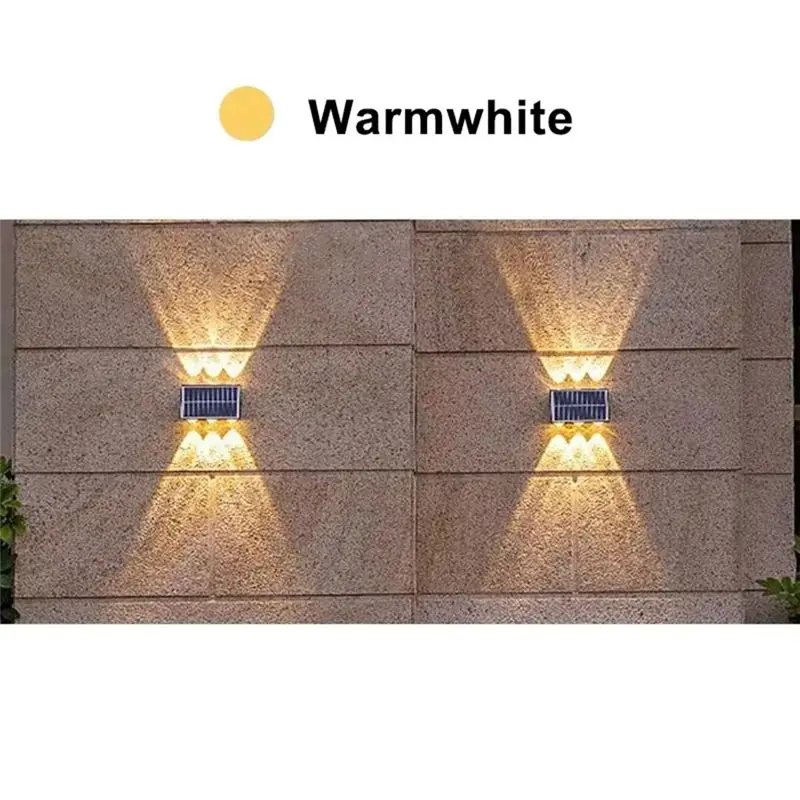 AA94-Outdoor Waterproof Solar LED Spotlight For Balcony Light Upper Lower Streetlight For Porch Solar Powered
