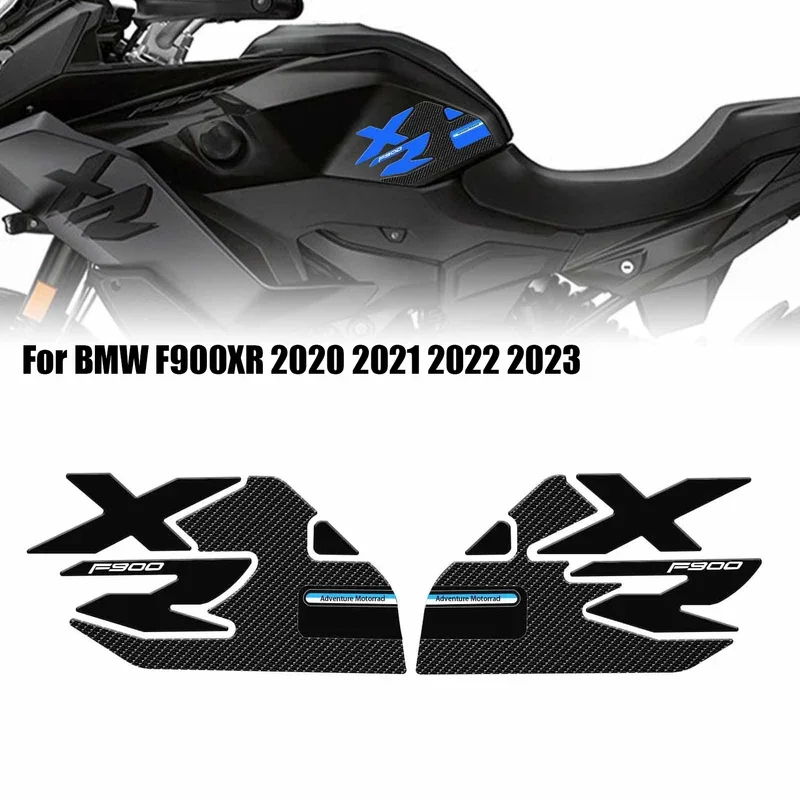 For BMW F900XR 2020 2021 2022 2023 Motorcycle Anti Slip Fuel Oil Tank Pad Side Knee Grip Decal Protector Water Proof Sticke 3D