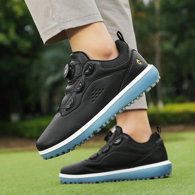 Classic Men's Golf Shoes Professional Trainers For Walking_voghion.com