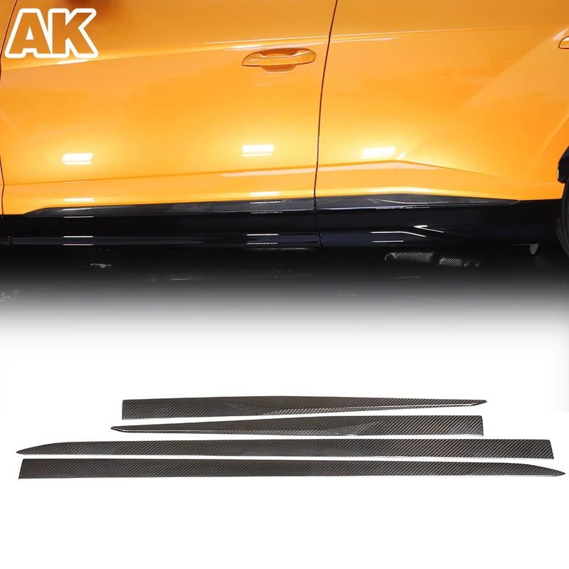 For Lamborghini URUS/URUS SE 2018-2026 Real Carbon Fiber Car Door Side Body Molding Cover Trim Car Exterior Accessories