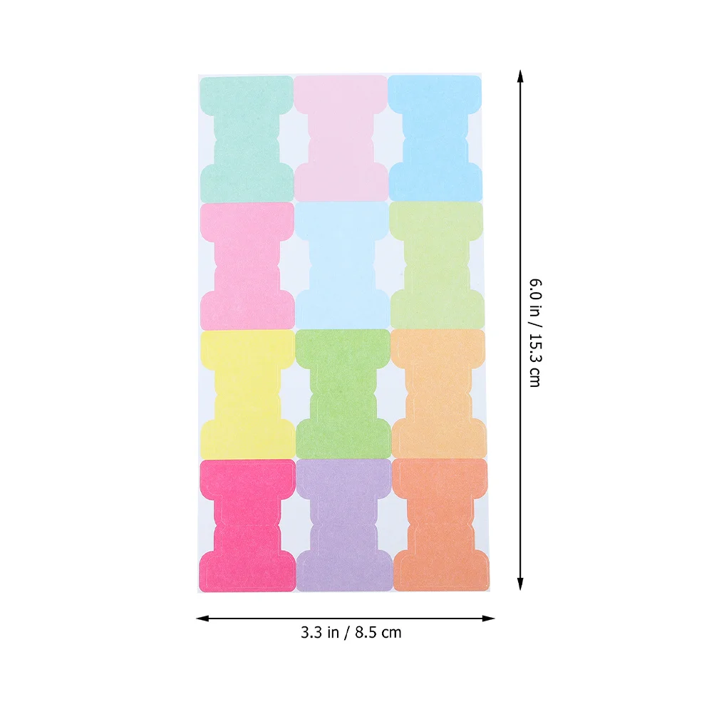 24 قطعة علامات تبويب دفتر الملاحظات الملونة علامات الصفحة اللاصقة ملصقات الفهرس لمجلة مخطط مكتب اللوازم المدرسية مزدوجة الجانب للكتابة