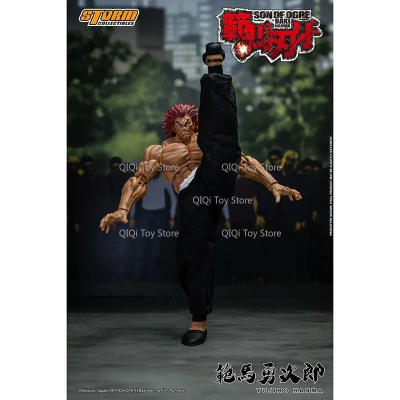 Original Storm Toys Collectibles Baki Hanma Son Of Ogre Yujiro Hanma Special Battle damaged In Stock Anime Action Figures Model