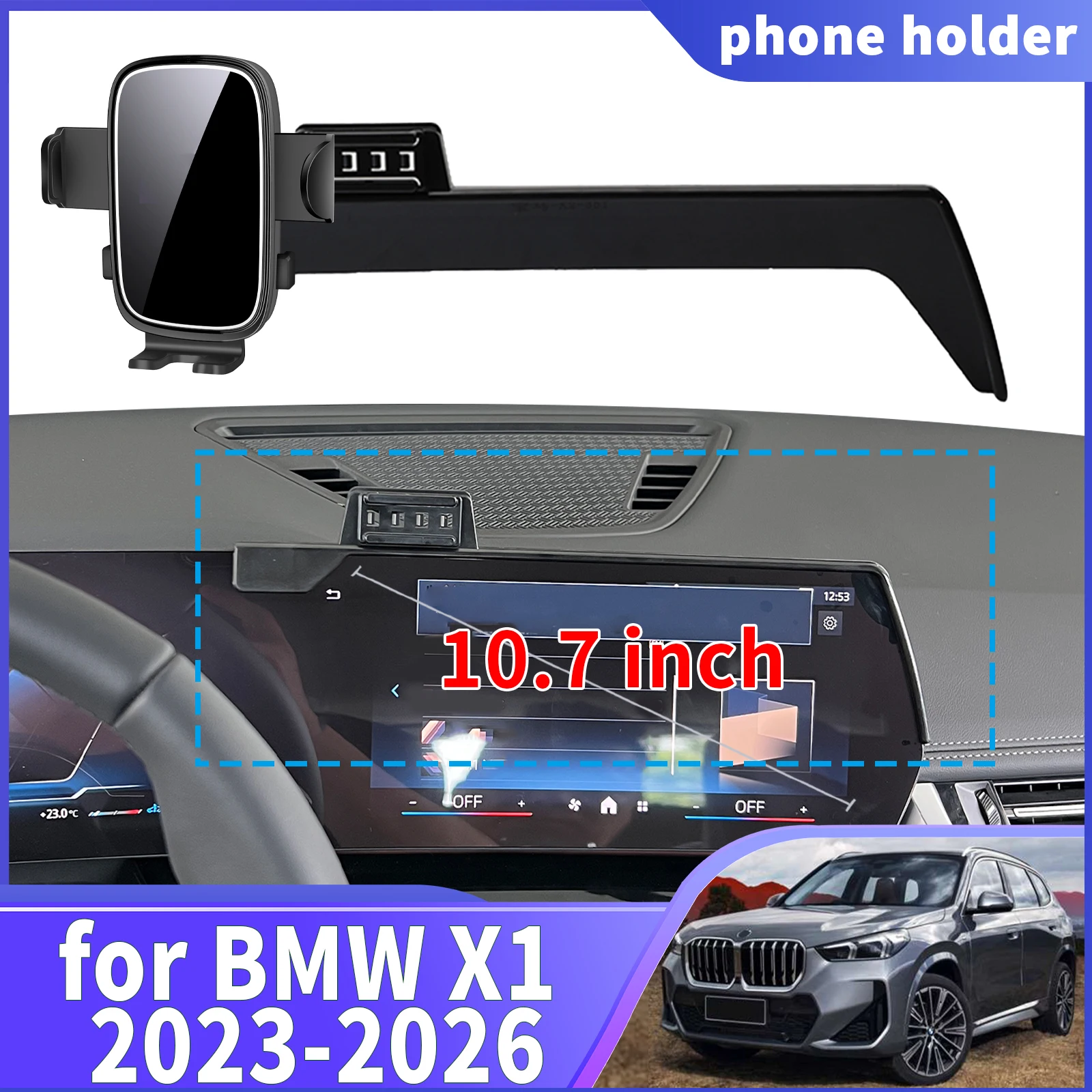 

fit for BMW X1 2023 2024 2025 2026 ix1 ​​Navigation Phone Holder Mount Customized Car accessoires