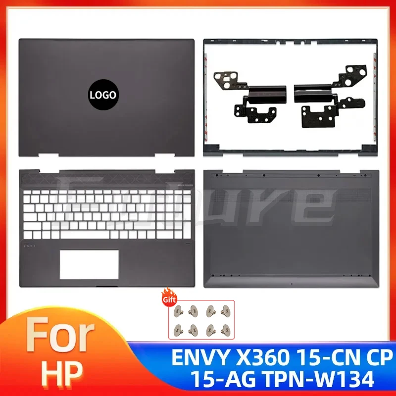 

New For HP ENVY X360 15-CN 15-CP 15-AG TPN-W134 LCD Back Cover Bezel Palmrest Upper Bottom Case Housing Shell Brown