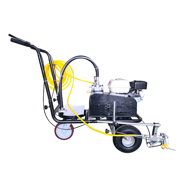 Driving Type Thermoplastic Road Marking Machine Gradient  Box Bead Glass Long Power Fuselage Pump Support Paint Weight