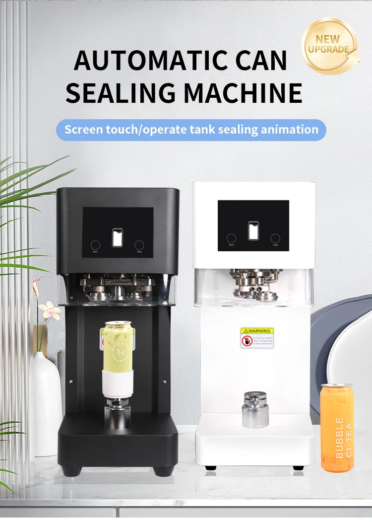 

Автоматическая машина для запечатывания жестяных банок TULX, упаковочная машина для напитков, десертов, круглых бутылок, алюминиевых банок, электрическая машина для упаковки консервов