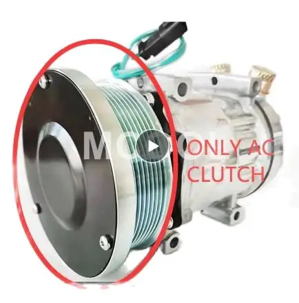 Auto AC Compressor Clutch For Car Caterpillar trucks 8PK 24V 1630872 3949671 277-7245 Sanden SD7H15 4769 4301 4302 4840 4355