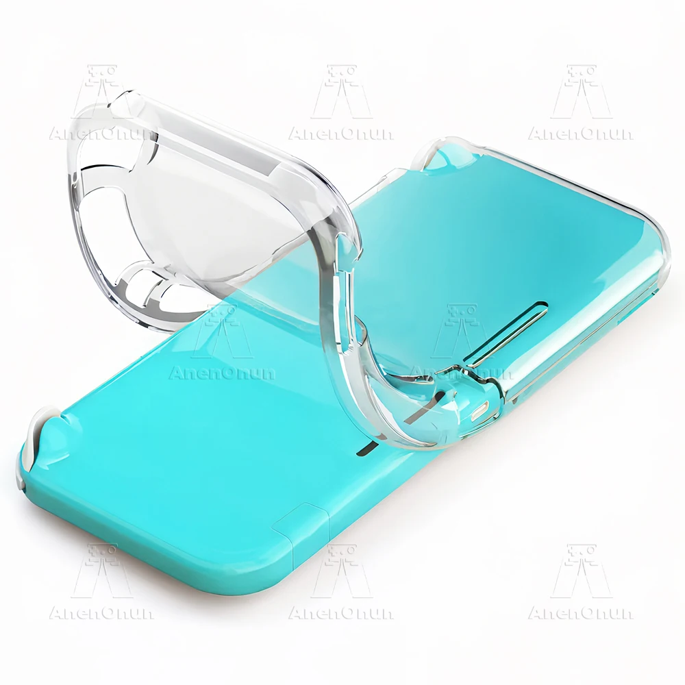 Transparent TPU Protective Case for Switch Lite Shockproof Anti-Scratch Anti-Slip Semi-Wrap Cover Skin Crystal Clear Soft Shell view 3