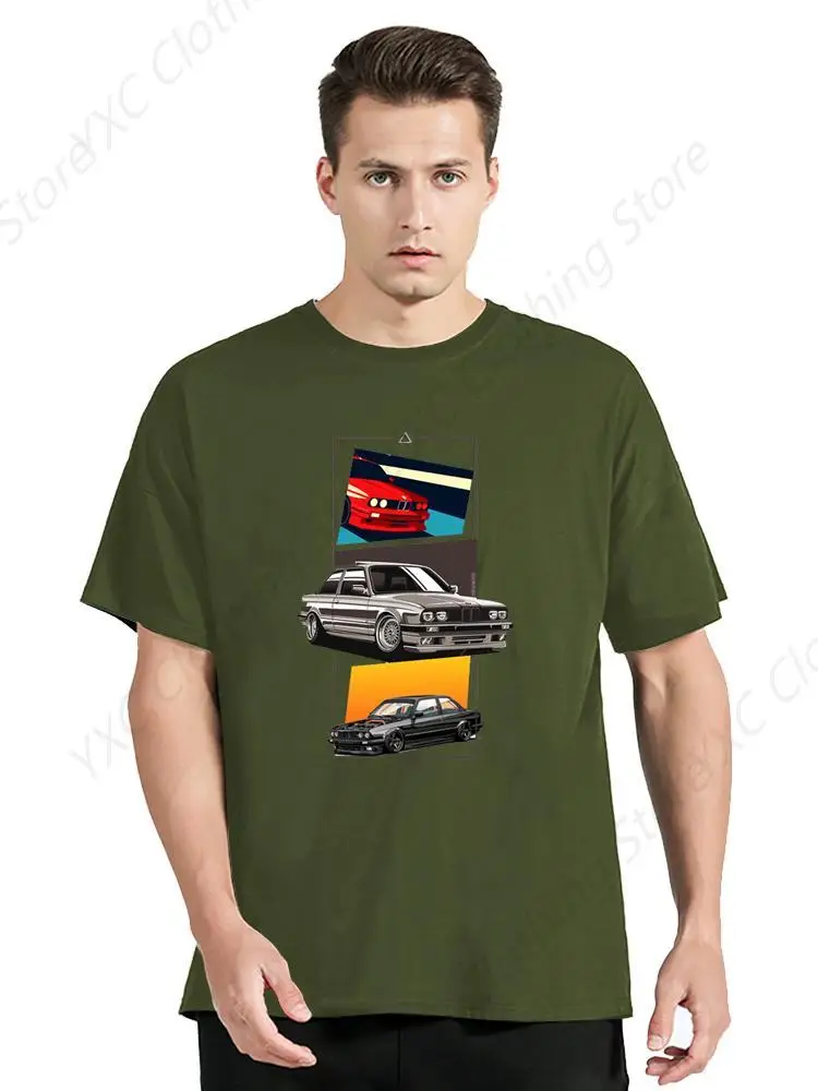 Retro Germany EUDM - E34 Men's T-shirt- Short Sleeve Crew Neck Soft Fitted Tees S - 6XL Fresh Classic Basic Tshirts