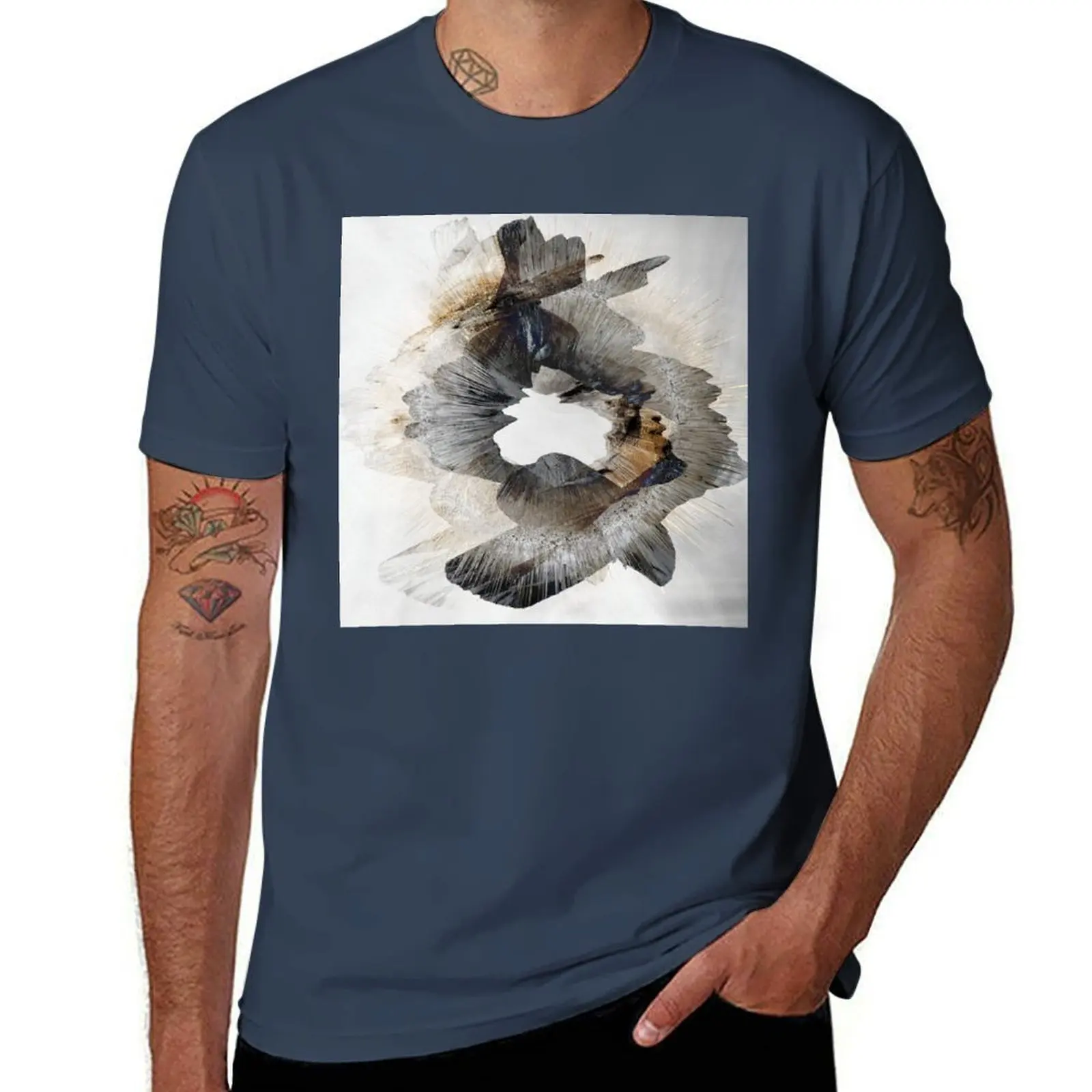 

Halo Glitch T-Shirt Casual Trendy Streetwear Tee Shirt