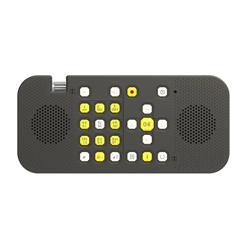 With numeric keypad, Bluetooth, dual speakers, voice step-by-step prompts throughout the process