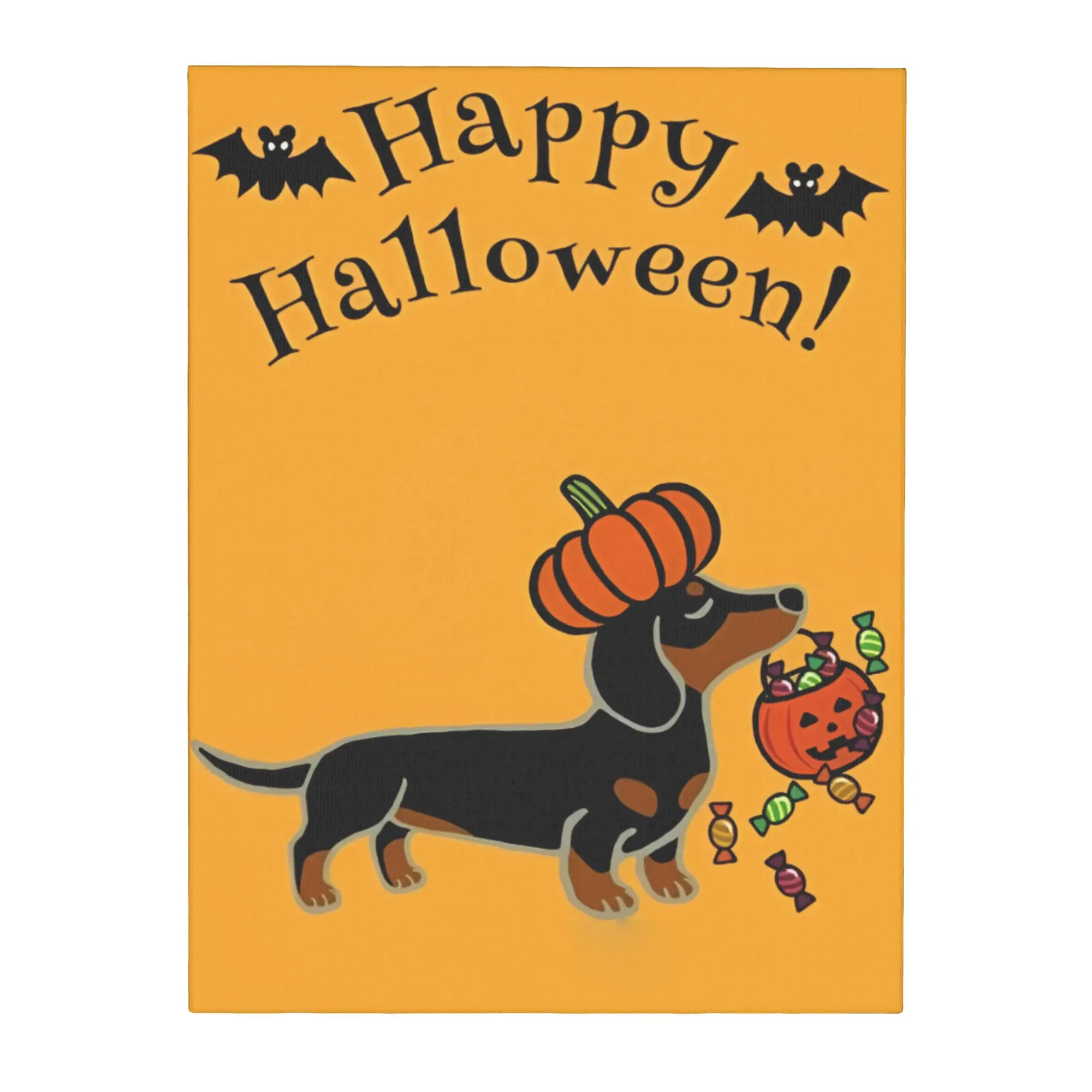 Spooky Pets Canvas Painting Wall Art Personalized Painting Unframed Art for Apartment  Unique Present for Friends 30x40cm