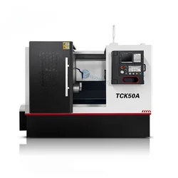 New Lathe Automatic Slant Bed Gang Type CNC Lathe TCK50A High Precision CNC Lathe Free After-sales Free