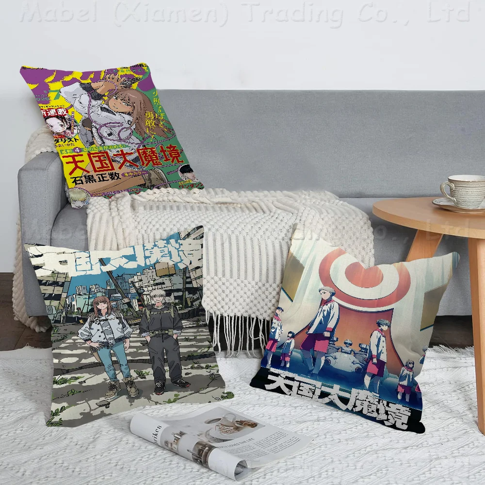 

Anime Heavenly Delusion Cushion Cover 30x50 Polyester Sofa Cushions Decorative Throw Pillows Home Decoration Pillowcover