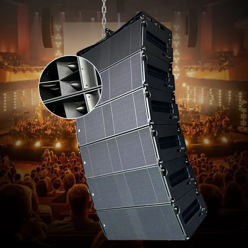 ODM Desain Baru Line Array 3 Way Speaker Ganda 15 Inci Line Array Speaker Sistem Profesional Pasif Aktif Line Array Speaker