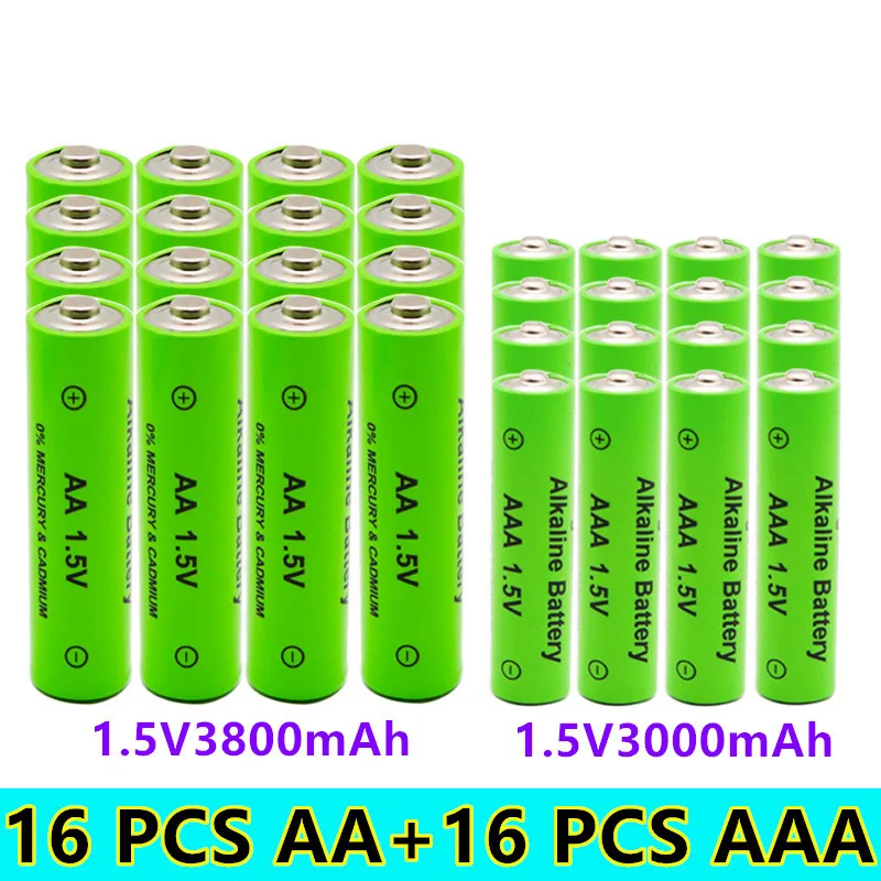 2022neue 1,5V AA3800mAh+1,5VAAA3000mahwiederaufladbare Alkaline batterie taschenlampe spielzeug uhr MP3 player batterie ersetzen