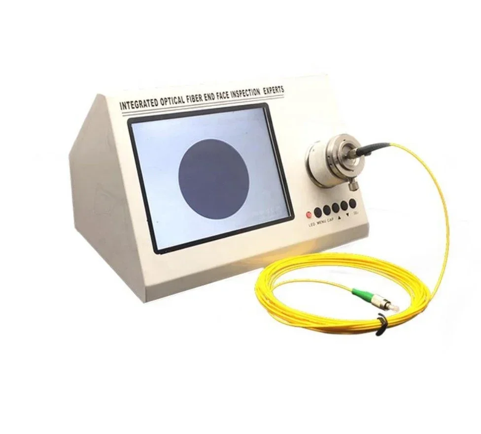 Fiber Optic Equipment  End Face Detector Surface 200X 400X Crimping Optical  Microscope