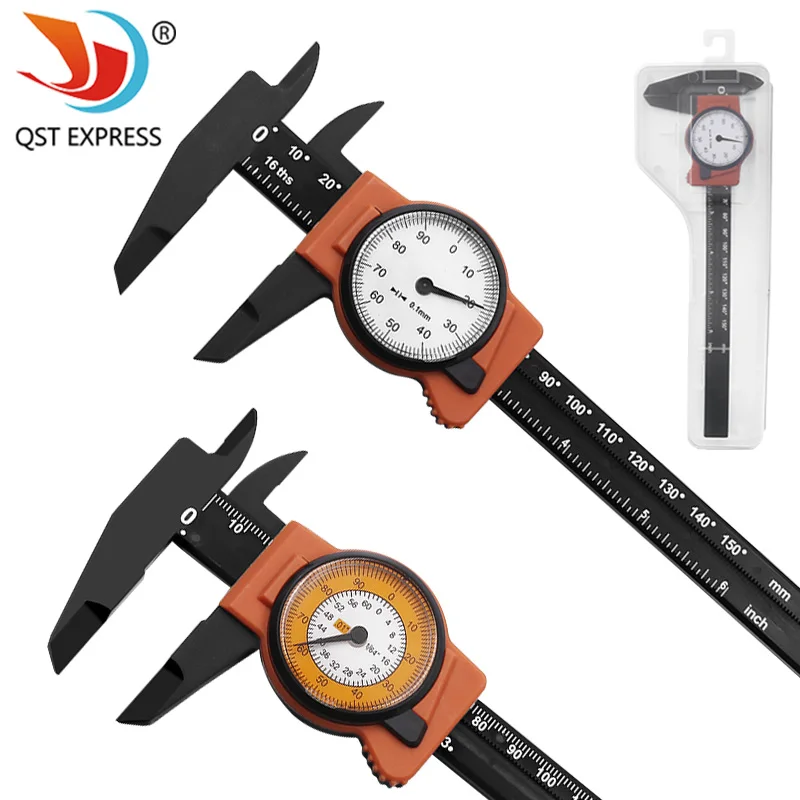 Measuring Dial Digital Caliper  Gauge 0-150mm porfessional Tool  Plastic Inch Metric