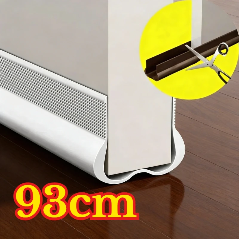 Neue PVC Flexible Türbodendichtung Unter-Tür-Zugluftstopper Dichtungsstreifen Schalldichte Dichtung Wetterschutzstreifen Zugluftschutz
